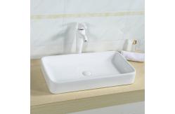 China Narrow Bathroom Sink 24 Inch 700mm Countertop Basin Large Outdoor Vessel supplier