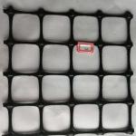 40x40mm PP Coated Geogrid Plastic Wire Mesh Biaxial Soil Reinforcement for sale