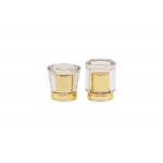 SGS Crimp Zinc Alloy Perfume Bottle Magnetic Cap Stopper for sale
