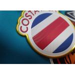 Customized Rubber Patch With Pvc Logo / Embossed 3d Iron On Cloth Patches