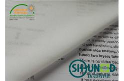 China Bonded Woven Interlining , Double Sided Interfacing Used For Light Fabric supplier