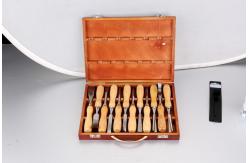 China Round Punch Wood Turning Chisel Set Domestic Ashtree For Woodworking supplier