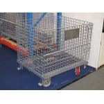 Large Capacity Industrial Warehouse Wire Container Custom Folding Wire Mesh Container