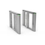 40P/ Min SS304 Acrylic Swing Turnstile Gate Brushless DC Motor 100W for sale
