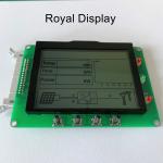 128X16dots Icon FSTN Transflective Positive 1/65duty 1/9bias Graphic LCD Display for sale