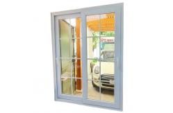 China Double Glass Plastic PVC Sliding windows House Windows with Mosquito Net supplier