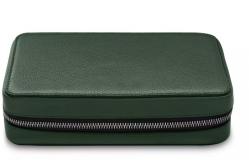 China Compartments PU Leather Box Multifunction Travel Organizer Box SGS supplier