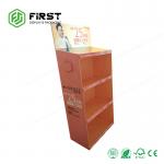 Matte Lamination Cardboard Floor Displays , Easy Advertising Cardboard Display Racks