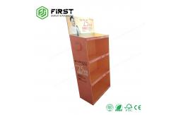 China Matte Lamination Cardboard Floor Displays , Easy Advertising Cardboard Display Racks supplier