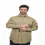EN ISO11611 Fire Retardant Work Shirt 7.5oz Good Breathability for sale
