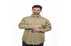 China EN ISO11611 Fire Retardant Work Shirt 7.5oz Good Breathability supplier