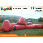 multi - color 0.6mm PVC Tarpaulin Inflatable Barriers For Paintball Sports for sale