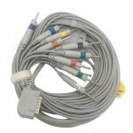 Kanz Pc-109 12 Lead Ecg Cable Aha Standard Din 3.0 8303000000 Gray Color for sale