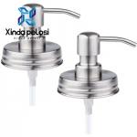 Stainless Steel Foaming Soap Dispenser Pumps Plastic Pump Silver Hotel Home Bathroom Mason Liquid for sale
