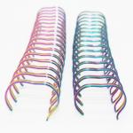 5/16'' Metal Spiral Binding Wire Twin Loop Wire O Binds For Bookstore for sale