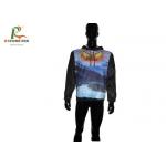 Sports Pullover Hooded Sweatshirt Jacket Polyester Customized Logo Printing for sale