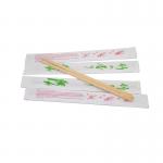 Eco Friendly Sushi Natural Bamboo Chopsticks With Paper Package for sale