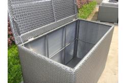 China Grey Resin Wicker Storage Box supplier