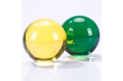 China 120g Resin Ball Clear Transparent Play Juggling Balls supplier