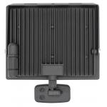 Black 50W LED Floodlight With Motion Sensor Aluminum Diecast IP44