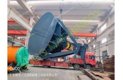 China 27 Cubic Clamshell Mechanical Grab Bucket Nm 500 supplier
