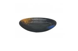 China Restaurant Hot Pot Melamine Salad Plate Sets With Galaxy Pattern supplier