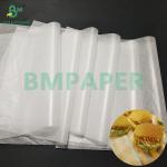 20gsm White Greaseproof Translucent Bread Mat Paper Wax Glossy Paper for sale