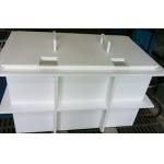 High Purity PVDF PFA PTFE Electroplating Tanks , Semiconductor Plating Equipment