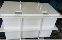 China High Purity PVDF PFA PTFE Electroplating Tanks , Semiconductor Plating Equipment supplier