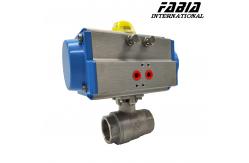 China Thread Pneumatic Ball Valve With Internal Thread For Easy Operation supplier