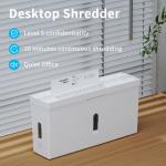 CS201C 2 Sheets A4 micro cut P5 Desktop mini shredder machine for papers for sale