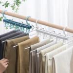 Houseware Space Saving Plastic Folding Hanger Drying Racks For Clothes