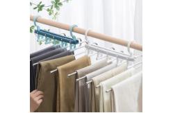 China Houseware Space Saving Plastic Folding Hanger Drying Racks For Clothes supplier