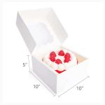 Matt Laminated Paperboard Takeaway Food Containers Square / Rectangle Customized for sale