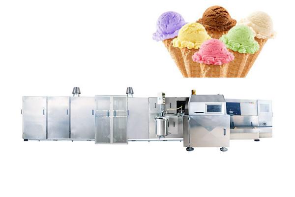 High Capacity 3500 PCS / Hour Ice Cream Cone Machine Less Gas Consumption