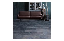 China Gradient Printed Carpet Tiles Commercial 7mm Modular Carpet Custom Size supplier