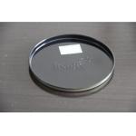 Custom 124# Flat Smooth Strech Metal Tin Can Lid for Paper Tube for sale