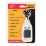 LCD 9V 65mph 3mA Handheld Air Flow Meter