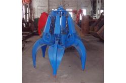 China 2T-20T Iron Scrap Hydraulic Electric Grab Bucket For Overhead Crane supplier