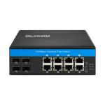 12 Port Industrial Ethernet Switch Din Network Switch 4SFP+8RJ45 DC12-52V Dual Power Supply for sale