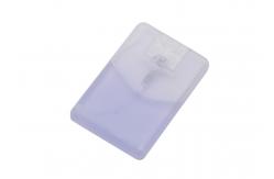 China Refillable Perfume Atomiser Spray Square Card Bottle supplier