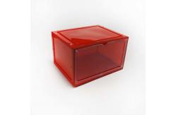China Breathable Thickened Drop Front Storage Box For Shoe Detachable Ventilated supplier