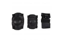 China Kids Skating Protection Kit 3 Pack Protective Gear Black supplier