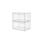 Acrylic Magnetic Clear Acrylic Shoe Boxes Stackable Transparent for sale