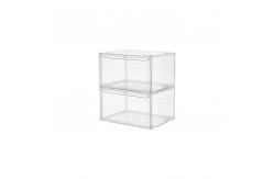 China Acrylic Magnetic Stackable Shoe Display Boxes Transparent supplier