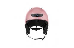 China OEM Pink Inbuilt 1080P HD Camera Intelligent Bike Helmet With Rear Light supplier
