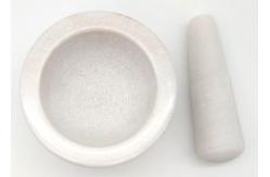China Home Kitchen Marble Stone Mortar And Pestle Set Spice Herb Grinding Bowl supplier