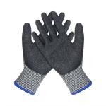 Resistant Gloves Knitted Liner Palm Coated Anti Cut Glove for Glass Industry for sale