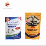 Flexible Dog Treat Packaging Bags Gravure Printed Matt Or Shiny Finish for sale