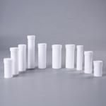 Effervescent Tablets Packaging with Food Grade PP Plastic Pill Tube and Sealing Caps